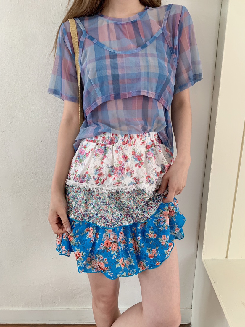 MAISONDEGLORY韓國直郵女士新款熱賣休閑人氣推薦26夏季短裙MAISON DE GLORY短裙