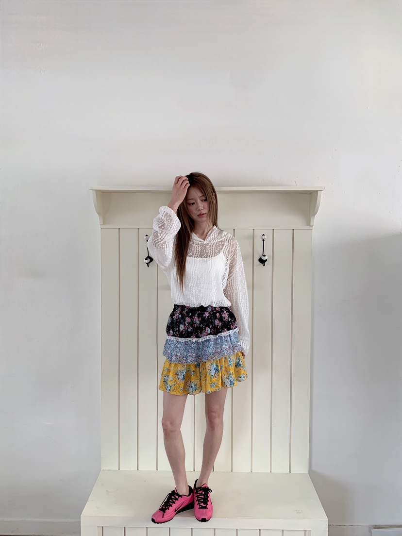 MAISONDEGLORY韓國直郵女士新款熱賣休閑人氣推薦26夏季短裙MAISON DE GLORY短裙