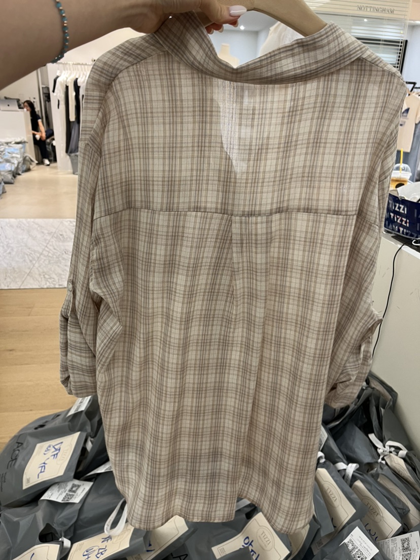 TIZZI韓國東大門直郵女裝新品熱賣26夏季休閑人氣襯衫蕾絲衫TIZZI襯衫/蕾絲衫