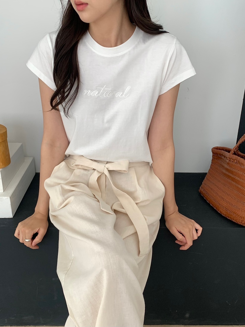 BLEECKER韓國代購女士新品熱賣推薦時尚26夏季休閑T恤刺繡BLEECKERT恤