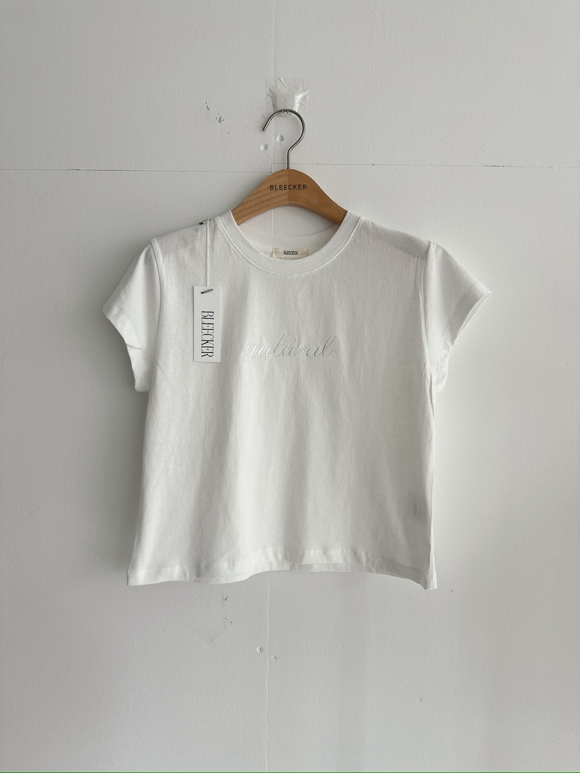 BLEECKER韓國代購女士新品熱賣推薦時尚26夏季休閑T恤刺繡BLEECKERT恤圖色1