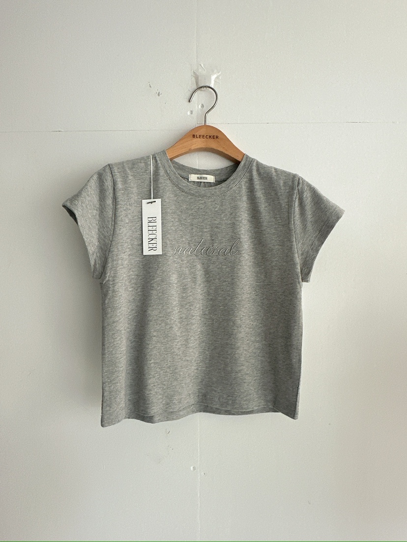 BLEECKER韓國代購女士新品熱賣推薦時尚26夏季休閑T恤刺繡BLEECKERT恤圖色2
