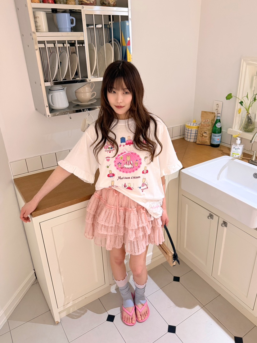 BOUTIQUE-L韓國直郵女裝新款休閑推薦26夏季人氣熱賣T恤BOUTIQUE-LT恤