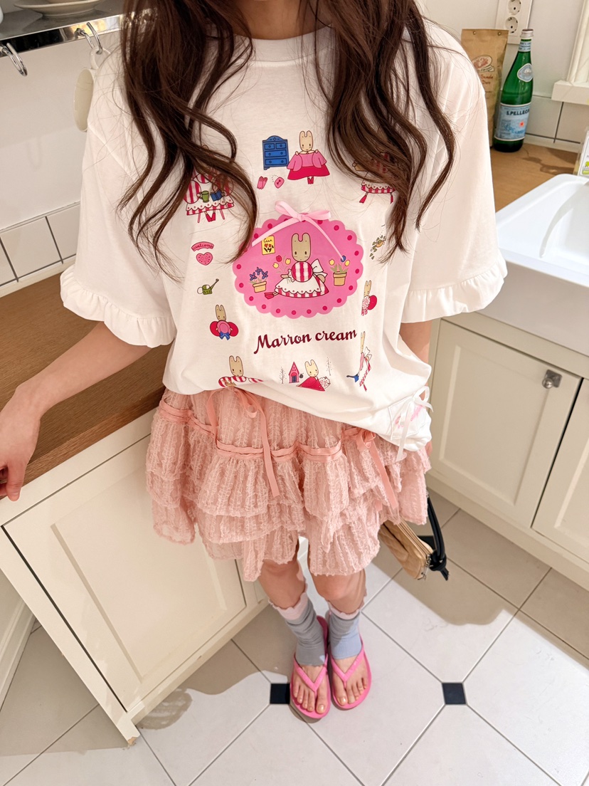 BOUTIQUE-L韓國直郵女裝新款休閑推薦26夏季人氣熱賣T恤BOUTIQUE-LT恤