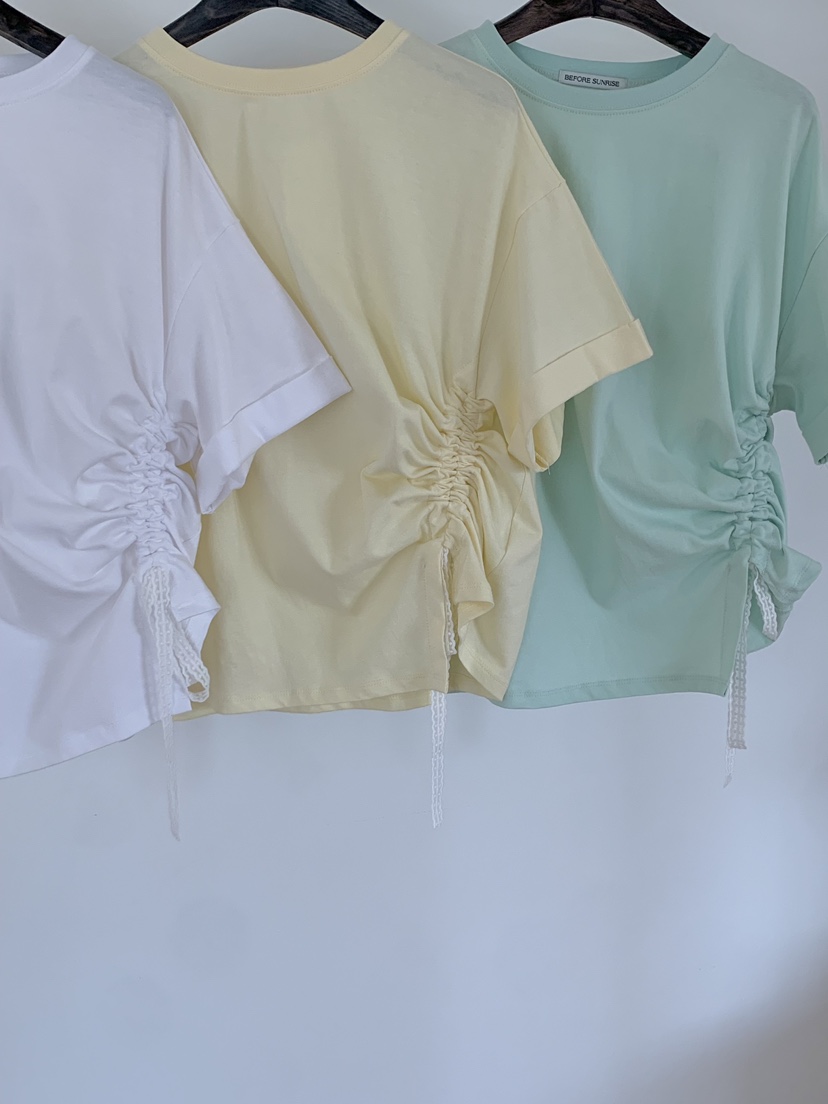 BEFORE SUNRISE東大門實拍韓國女裝新品26夏季推薦休閑T恤BEFORE SUNRISET恤