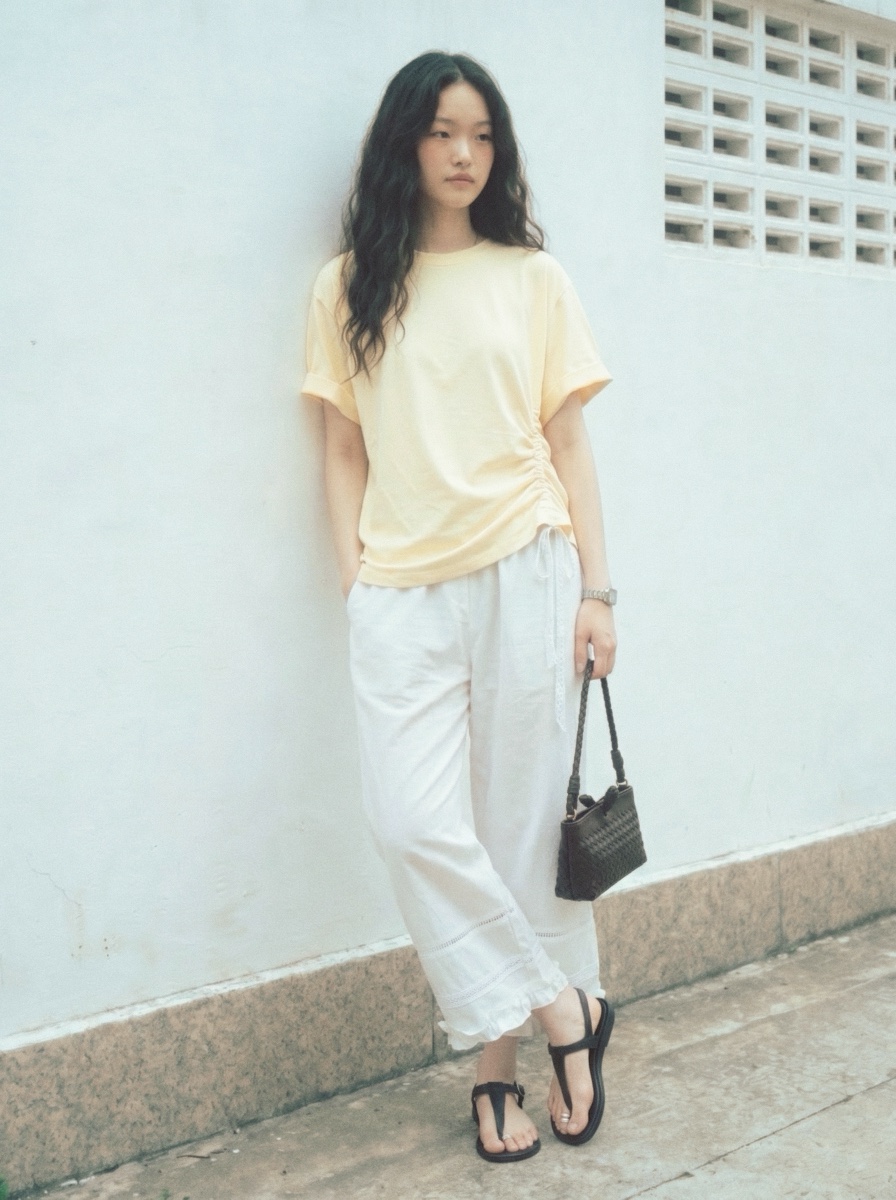 BEFORE SUNRISE東大門實拍韓國女裝新品26夏季推薦休閑T恤BEFORE SUNRISET恤