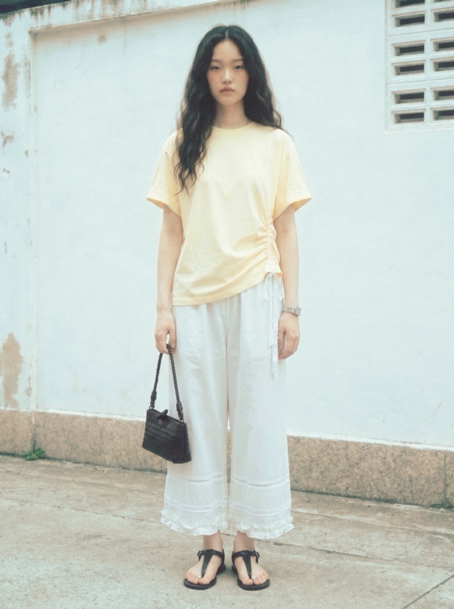 BEFORE SUNRISE東大門實拍韓國女裝新品26夏季推薦休閑T恤BEFORE SUNRISET恤