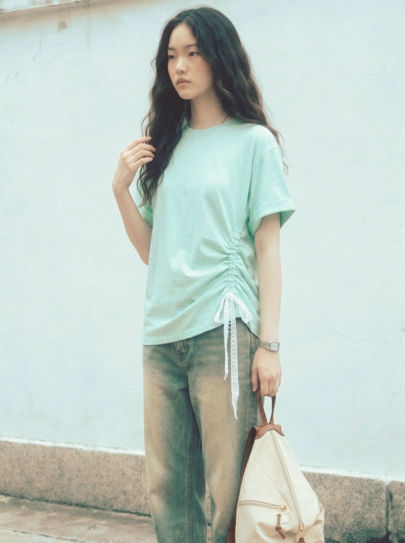 BEFORE SUNRISE東大門實拍韓國女裝新品26夏季推薦休閑T恤BEFORE SUNRISET恤