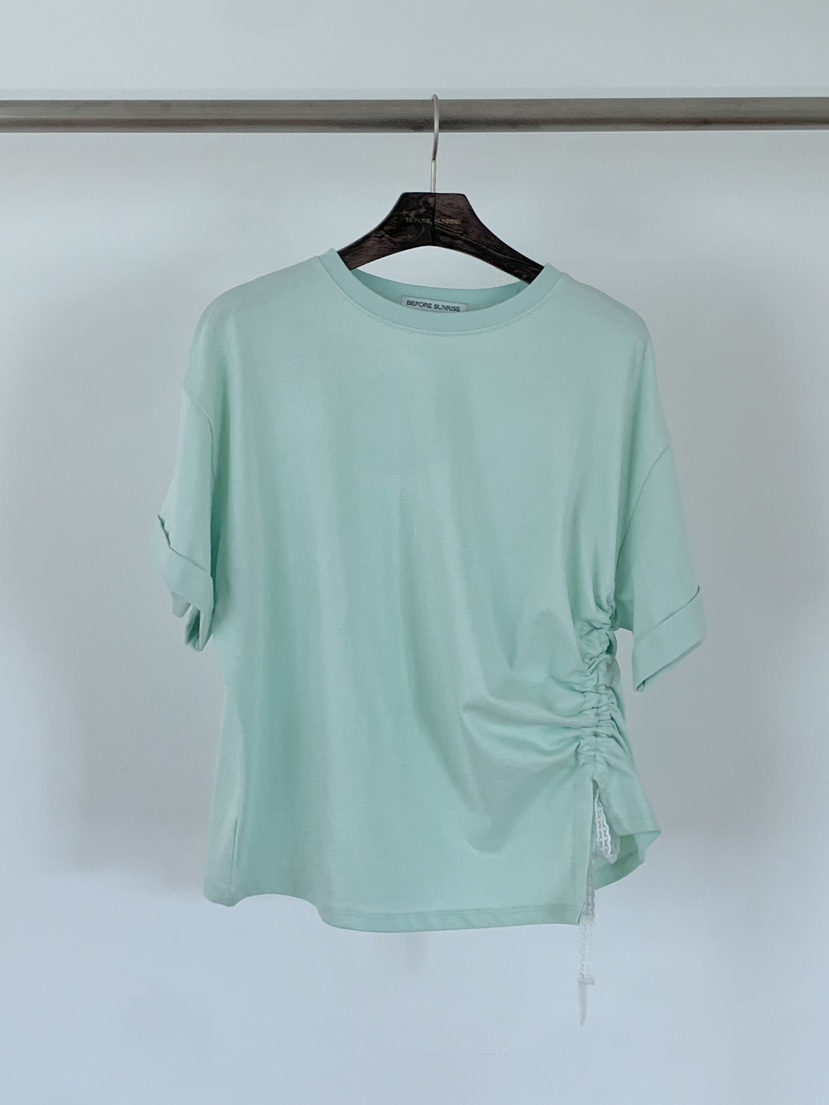 BEFORE SUNRISE東大門實拍韓國女裝新品26夏季推薦休閑T恤BEFORE SUNRISET恤圖色1