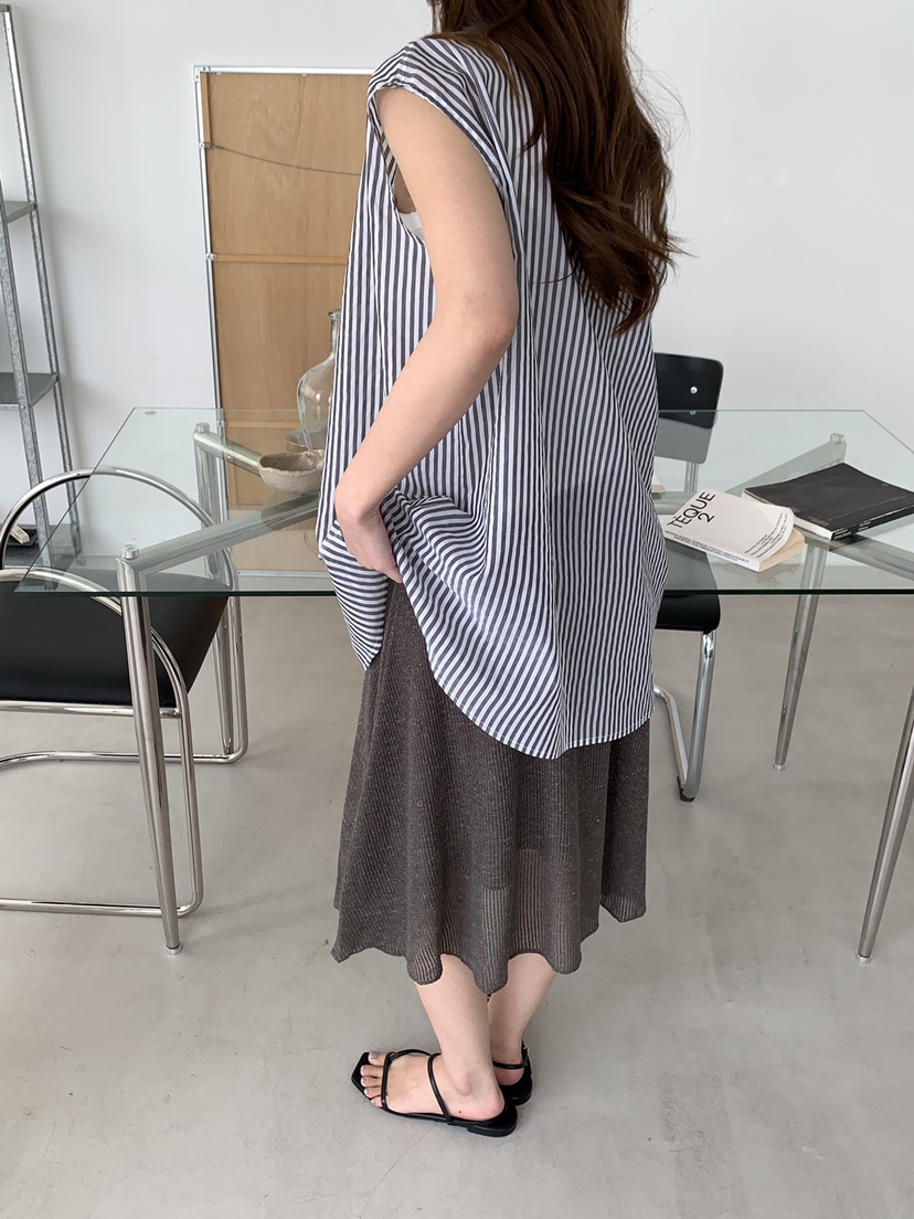 ATHEA韓國東大門直郵女裝新款26夏季時尚人氣襯衫蕾絲衫無袖ATHEA襯衫/蕾絲衫