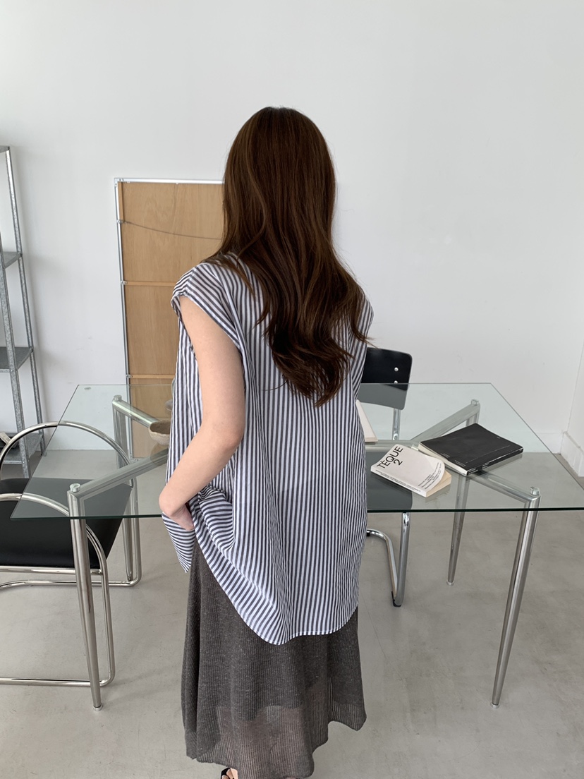 ATHEA韓國東大門直郵女裝新款26夏季時尚人氣襯衫蕾絲衫無袖ATHEA襯衫/蕾絲衫