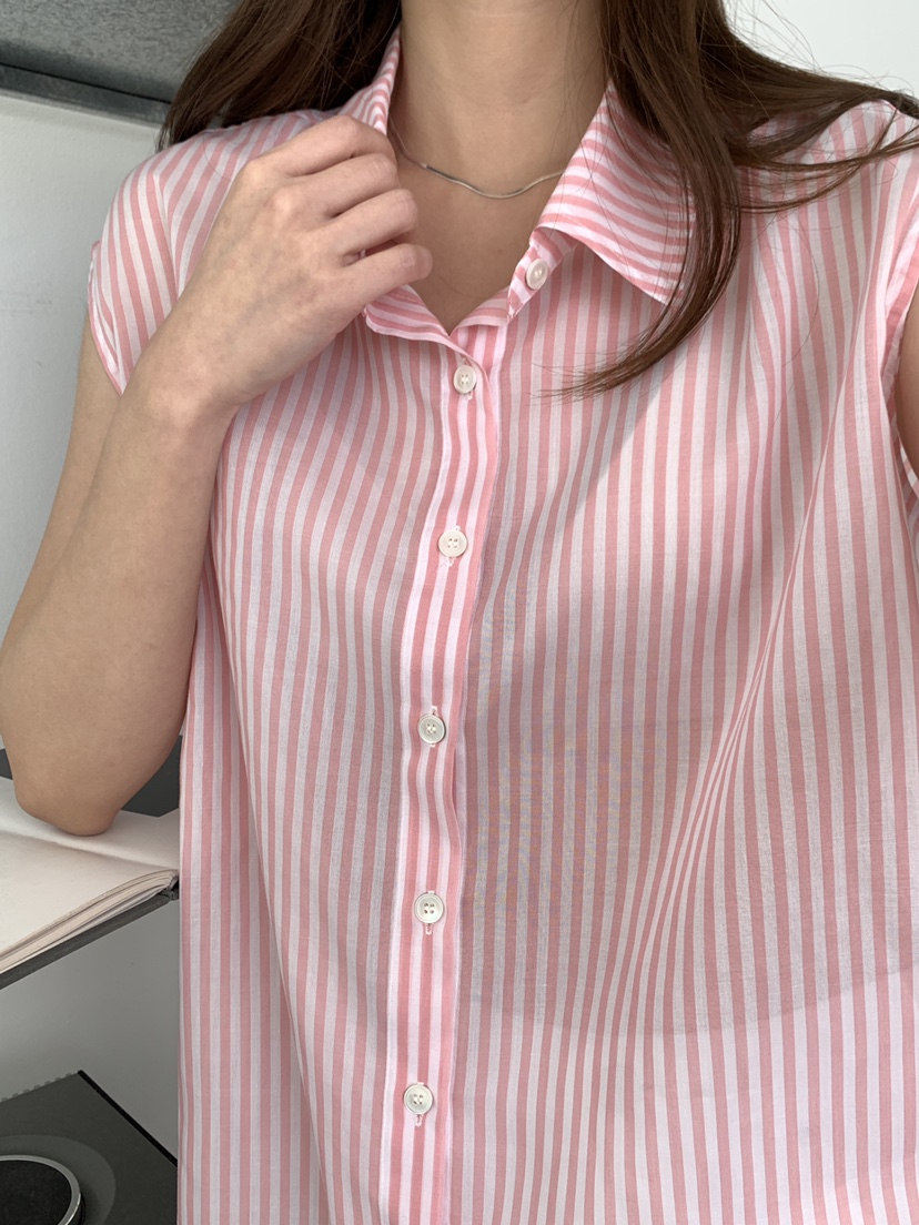 ATHEA韓國東大門直郵女裝新款26夏季時尚人氣襯衫蕾絲衫無袖ATHEA襯衫/蕾絲衫