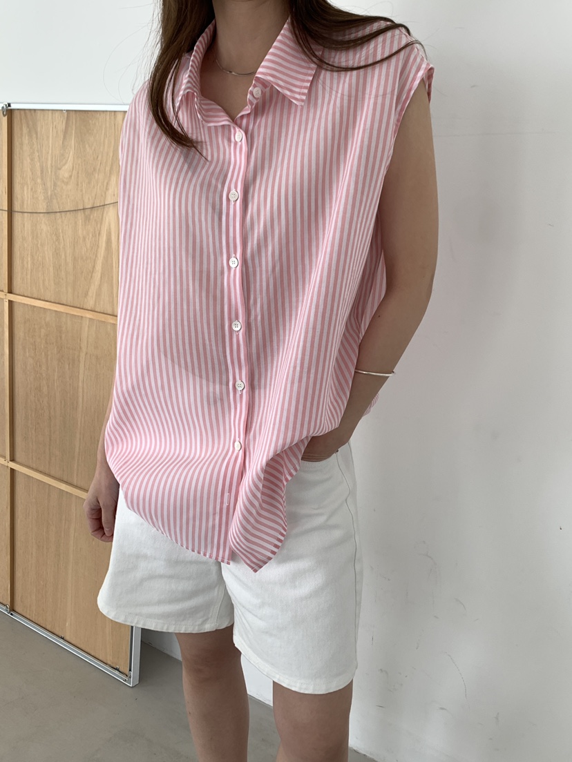 ATHEA韓國東大門直郵女裝新款26夏季時尚人氣襯衫蕾絲衫無袖ATHEA襯衫/蕾絲衫