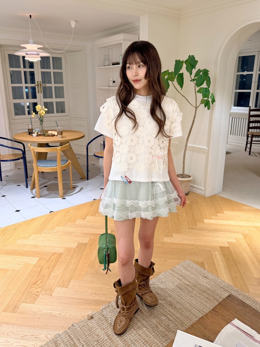 BOUTIQUE-L韓國代購女士新款休閑時尚人氣推薦26夏季T恤BOUTIQUE-LT恤