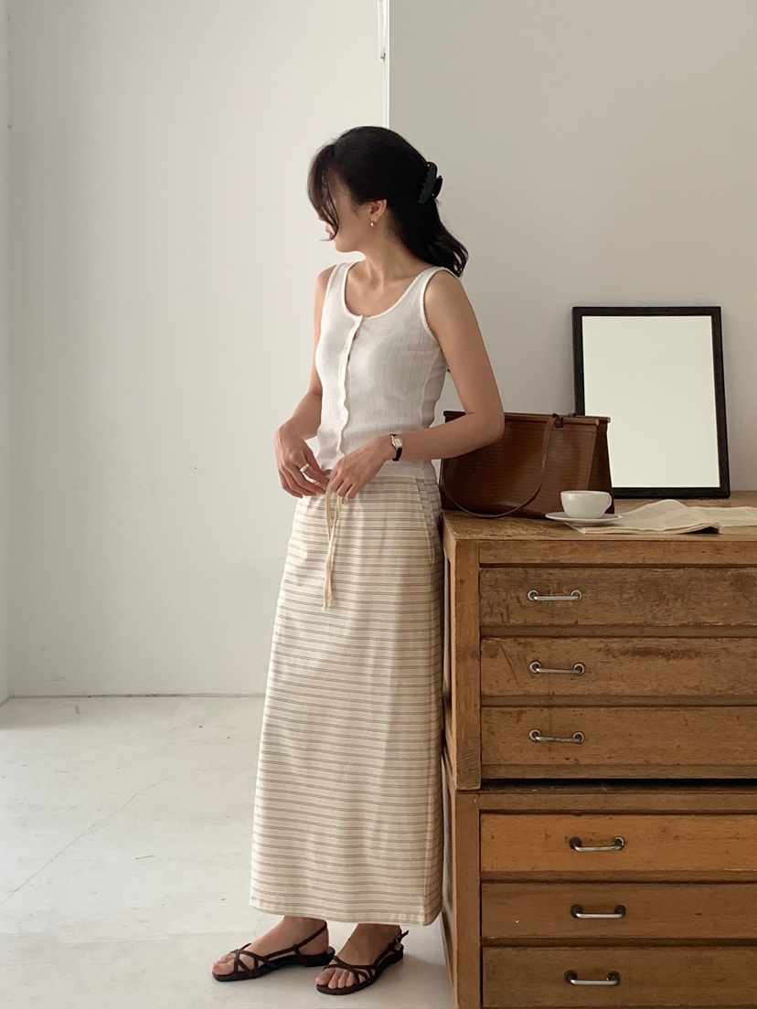BLEECKER韓國東大門直郵女裝新品休閑人氣熱賣推薦26夏季長裙BLEECKER長裙
