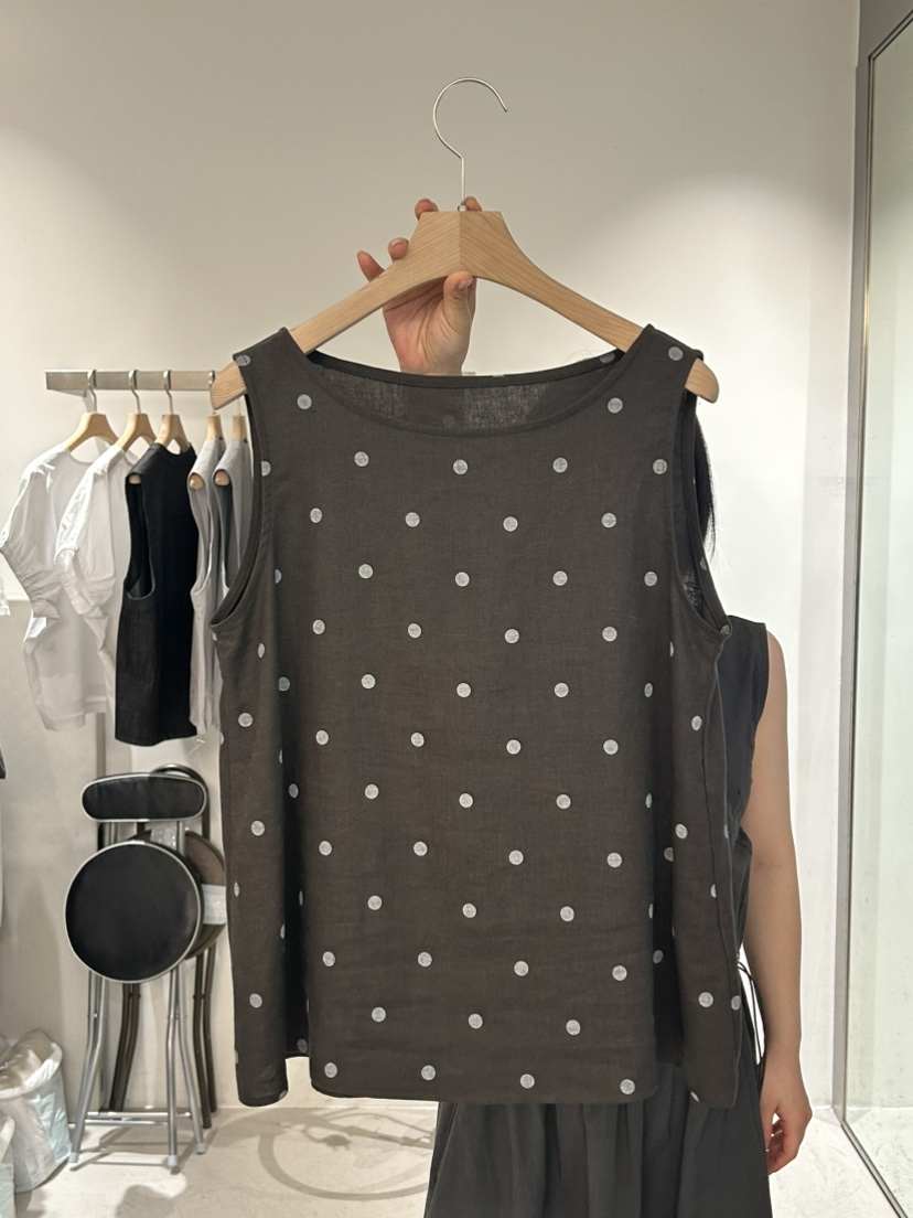 PEPPER-L韓國東大門代購女士新品休閑推薦吊帶背心亞麻無袖PEPPER吊帶/背心圖色2