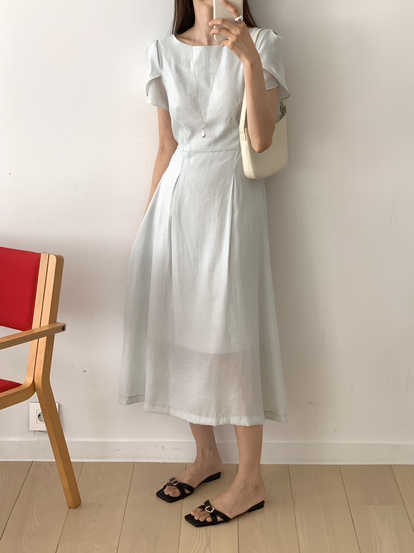FRILL-T/DADA韓國直郵女士新品推薦休閑熱賣時尚連衣裙FRILL-T/DADA連衣裙