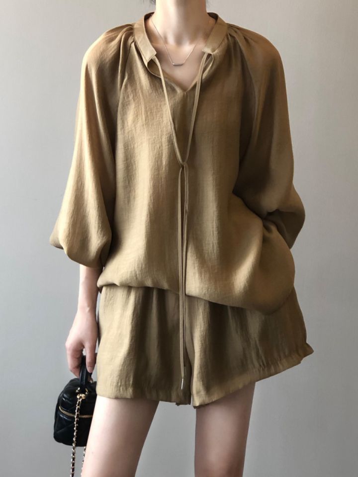 STAY HERE韓國東大門直郵女裝新品時尚26夏季休閑推薦套裝STAY HERE套裝圖色1