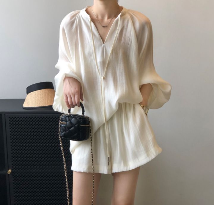 STAY HERE韓國東大門直郵女裝新品時尚26夏季休閑推薦套裝STAY HERE套裝圖色2
