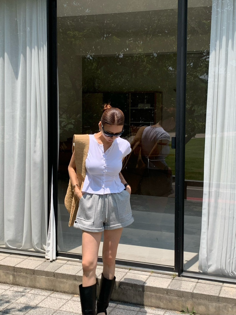 REVE CITE-L韓國東大門代購女士新品推薦熱賣時尚人氣短褲REVE CITE-L短褲