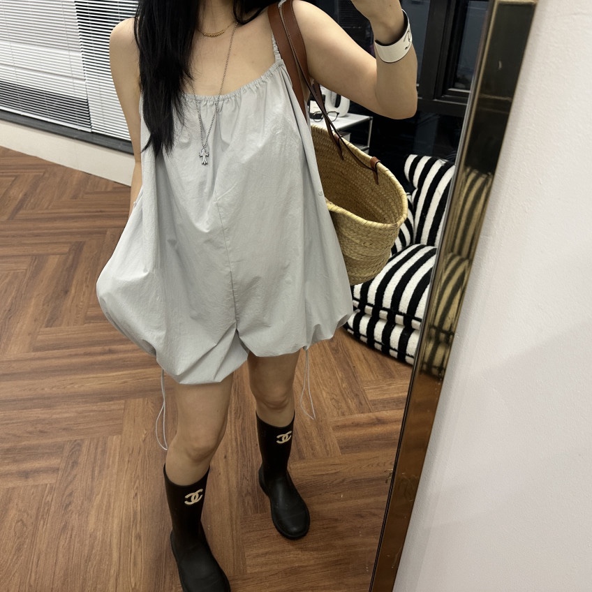 AB韓國直郵實拍女裝新品26夏季時尚人氣推薦熱賣休閑背帶褲AB背帶褲圖色2