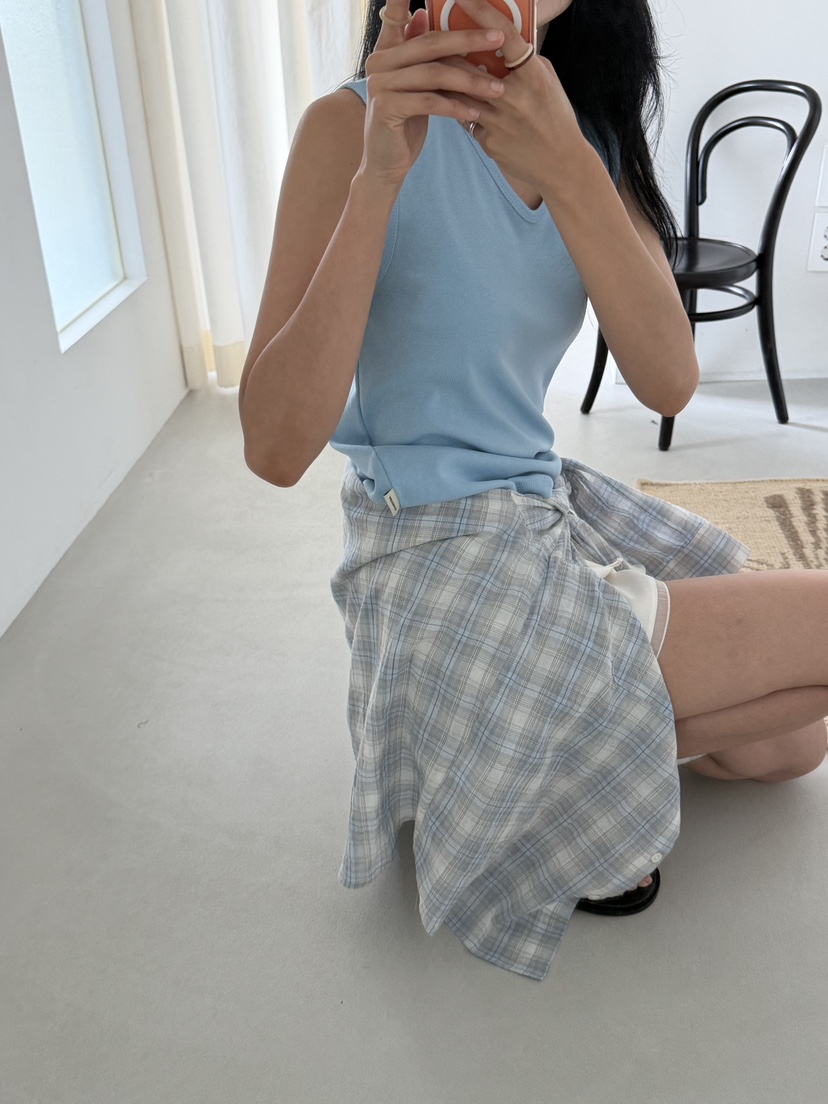 AMY GRACE-A東大門實拍韓國女裝新款時尚吊帶背心不含內搭AMY GRACE吊帶/背心