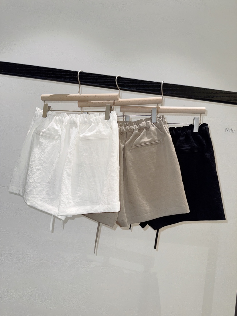 NDE韓國東大門直郵女士新品26夏季熱賣時尚休閑短褲荷葉邊BOHEME_NDE短褲