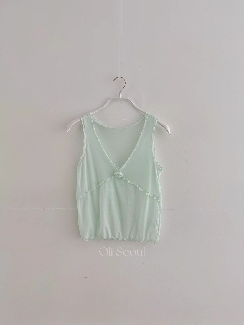 OLI SEOUL韓國直郵女裝新品人氣熱賣時尚推薦吊帶背心無袖OLI SEOUL吊帶/背心圖色1