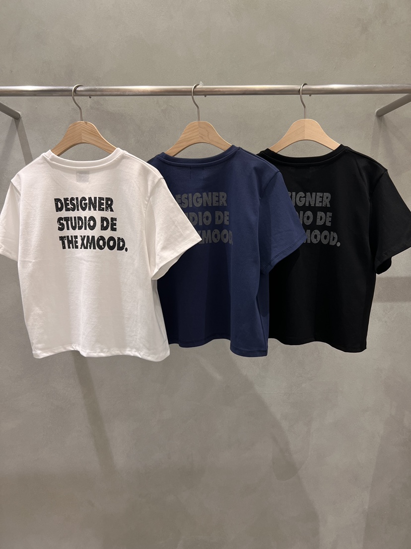 X-MOOD韓國直郵女裝新品時尚推薦人氣休閑26夏季熱賣T恤X-MOODT恤