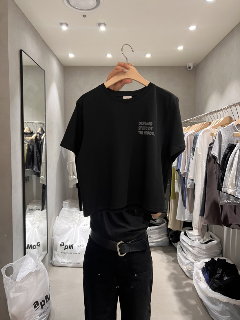 X-MOOD韓國直郵女裝新品時尚推薦人氣休閑26夏季熱賣T恤X-MOODT恤圖色2