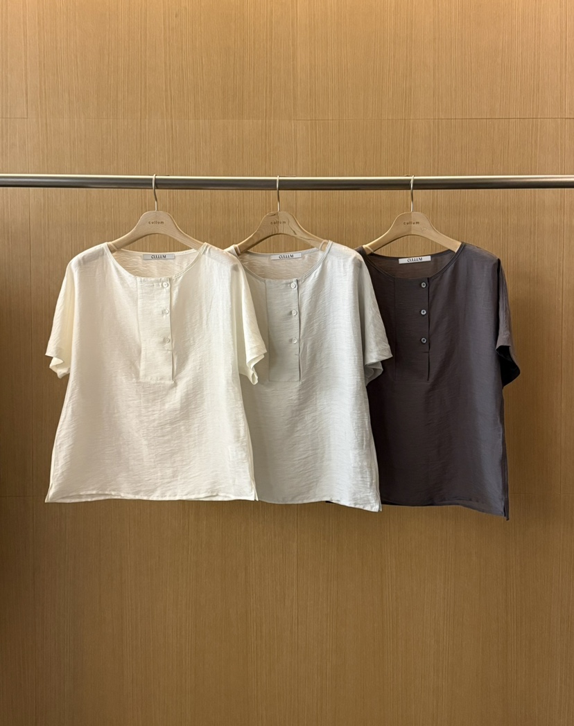 CULLUM韓國直郵實拍女裝新品時尚熱賣人氣26夏季襯衫蕾絲衫CULLUM襯衫/蕾絲衫