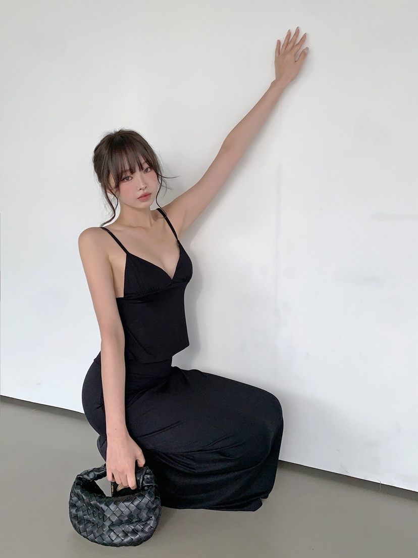 VERANDA韓國直郵女士新款熱賣推薦26夏季人氣吊帶背心含脖帶VERANDA吊帶/背心