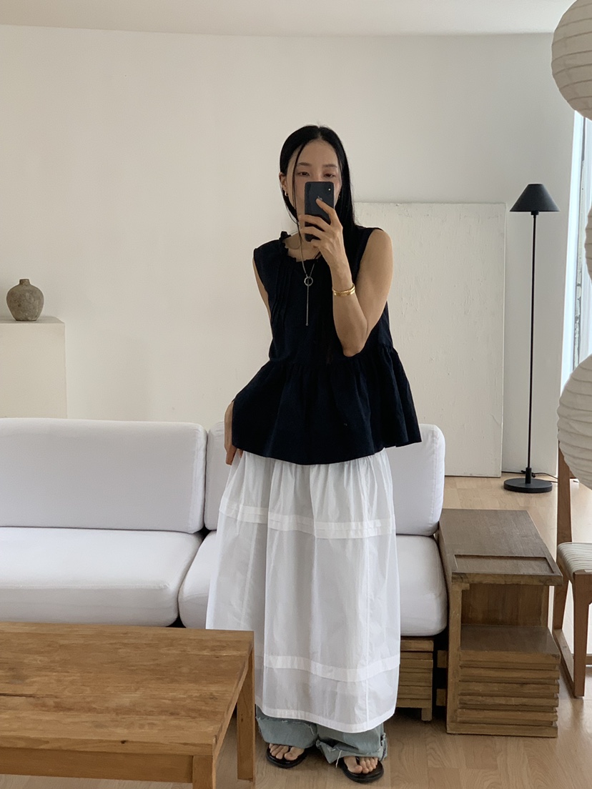 KARE/WEREPIECE韓國代購女士新款26夏季熱賣吊帶背心褶皺KARE/WEREPIECE吊帶/背心