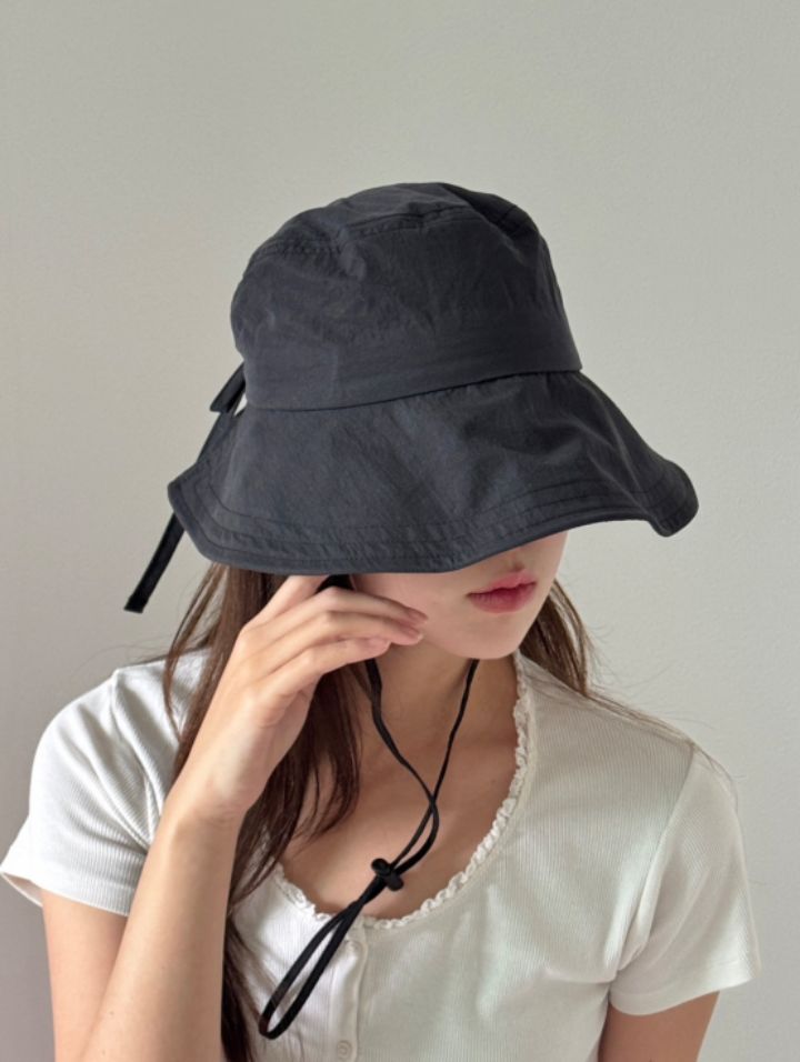 N3韓國代購女士新品休閑時尚熱賣26夏季人氣帽子漁夫帽緞帶N3帽子