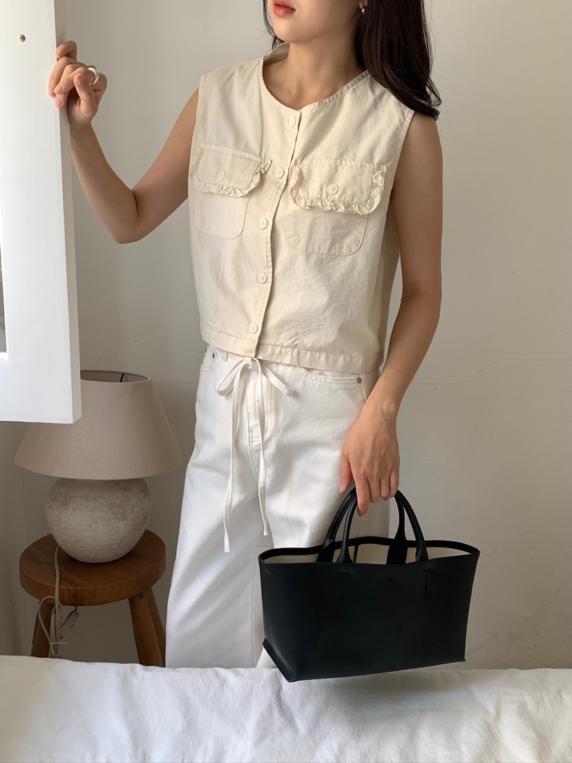 BLEECKER韓國代購女士新款推薦26夏季熱賣人氣時尚休閑馬甲BLEECKER馬甲