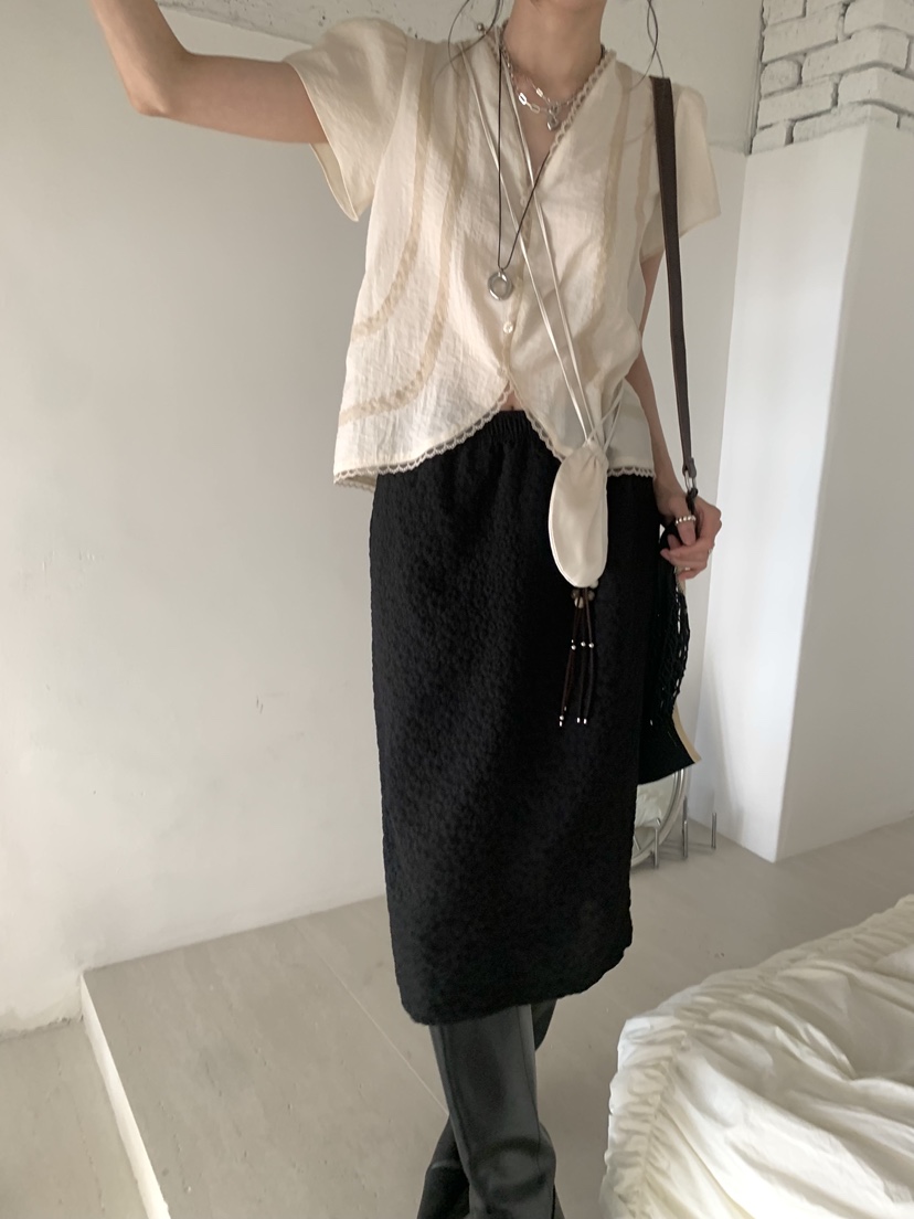 LOFN韓國直郵女裝新款推薦26夏季休閑熱賣人氣半身裙中短裙LOFN半身裙/中短裙