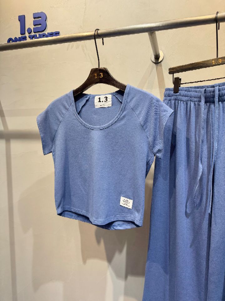 1.3韓國東大門代購女士新品26夏季推薦時尚休閑套裝套裝1.3_ONE THREE套裝