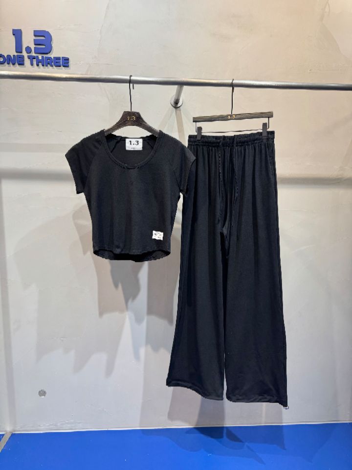 1.3韓國東大門代購女士新品26夏季推薦時尚休閑套裝套裝1.3_ONE THREE套裝圖色3