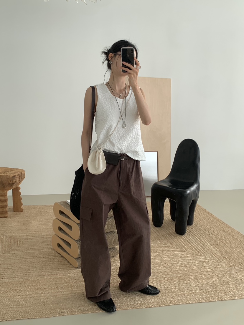 LOFN韓國直郵實拍女裝新款26夏季時尚推薦熱賣人氣吊帶背心LOFN吊帶/背心