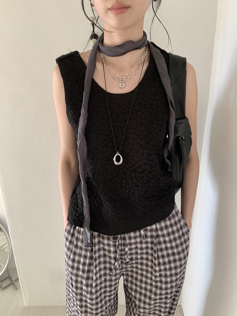 LOFN韓國直郵實拍女裝新款26夏季時尚推薦熱賣人氣吊帶背心LOFN吊帶/背心