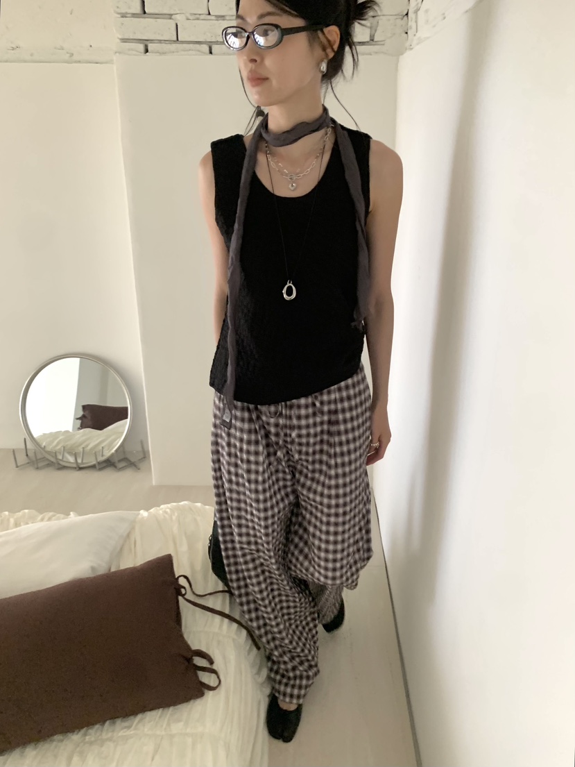 LOFN韓國直郵實拍女裝新款26夏季時尚推薦熱賣人氣吊帶背心LOFN吊帶/背心