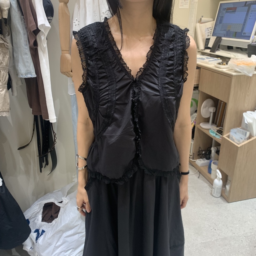 BY FLOW韓國直郵實拍女裝新品時尚推薦26夏季人氣休閑馬甲BY FLOW馬甲圖色3