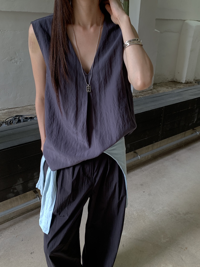 B_GARDER東大門實拍韓國女裝新款26夏季熱賣時尚吊帶背心B.GARDER吊帶/背心