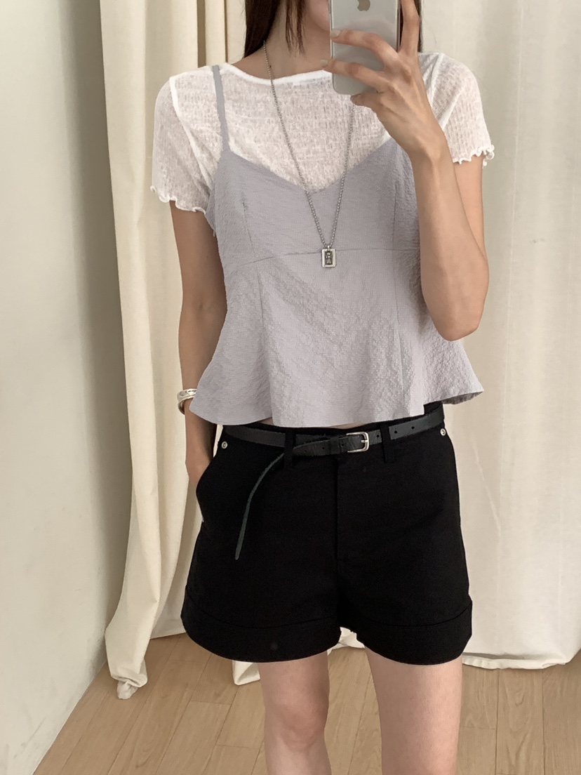 B_GARDER韓國代購女裝新款熱賣時尚休閑吊帶背心不含內搭B.GARDER吊帶/背心