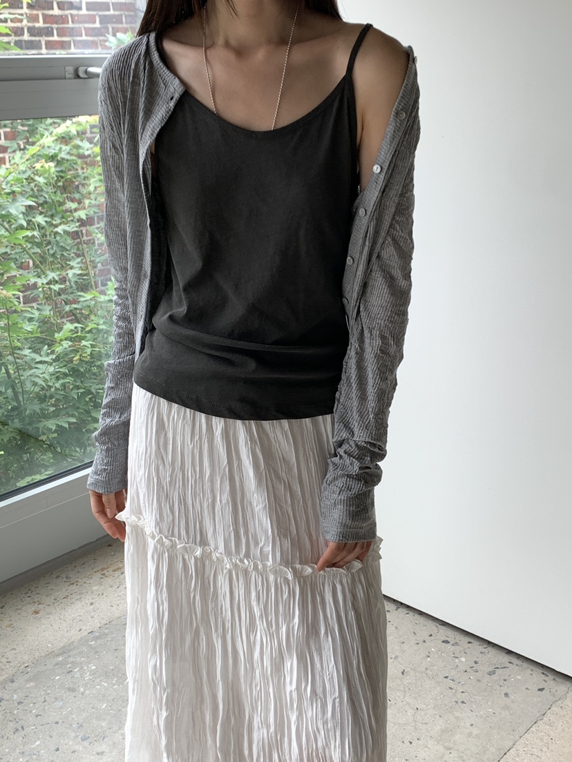 B_GARDER韓國直郵實拍女士新品人氣吊帶背心不含內搭無袖B.GARDER吊帶/背心