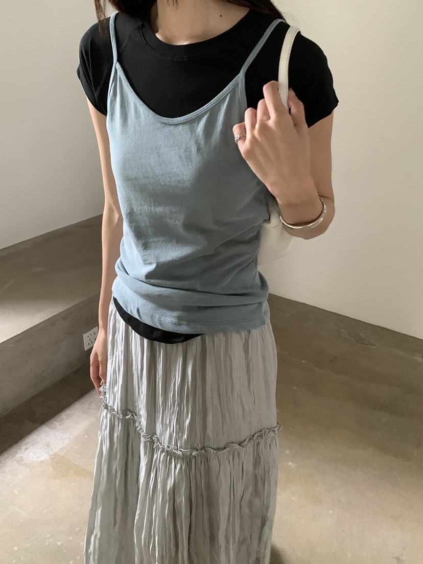 B_GARDER韓國直郵實拍女士新品人氣吊帶背心不含內搭無袖B.GARDER吊帶/背心