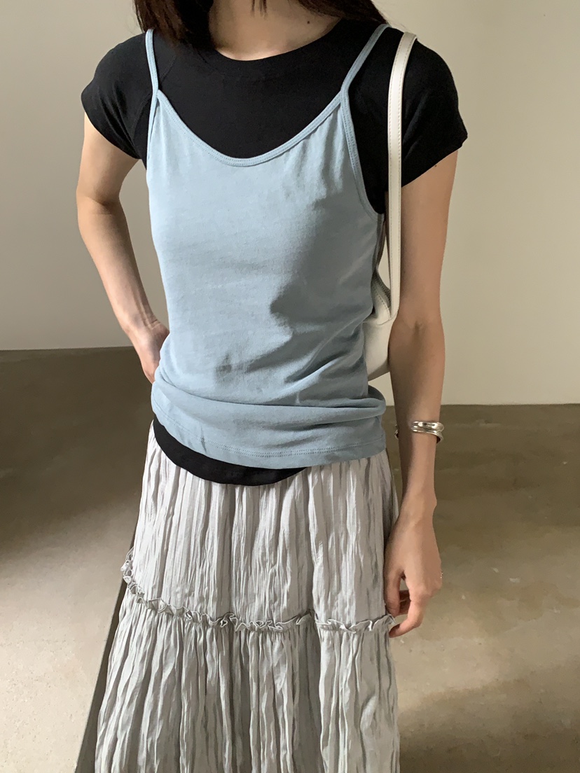 B_GARDER韓國直郵實拍女士新品人氣吊帶背心不含內搭無袖B.GARDER吊帶/背心