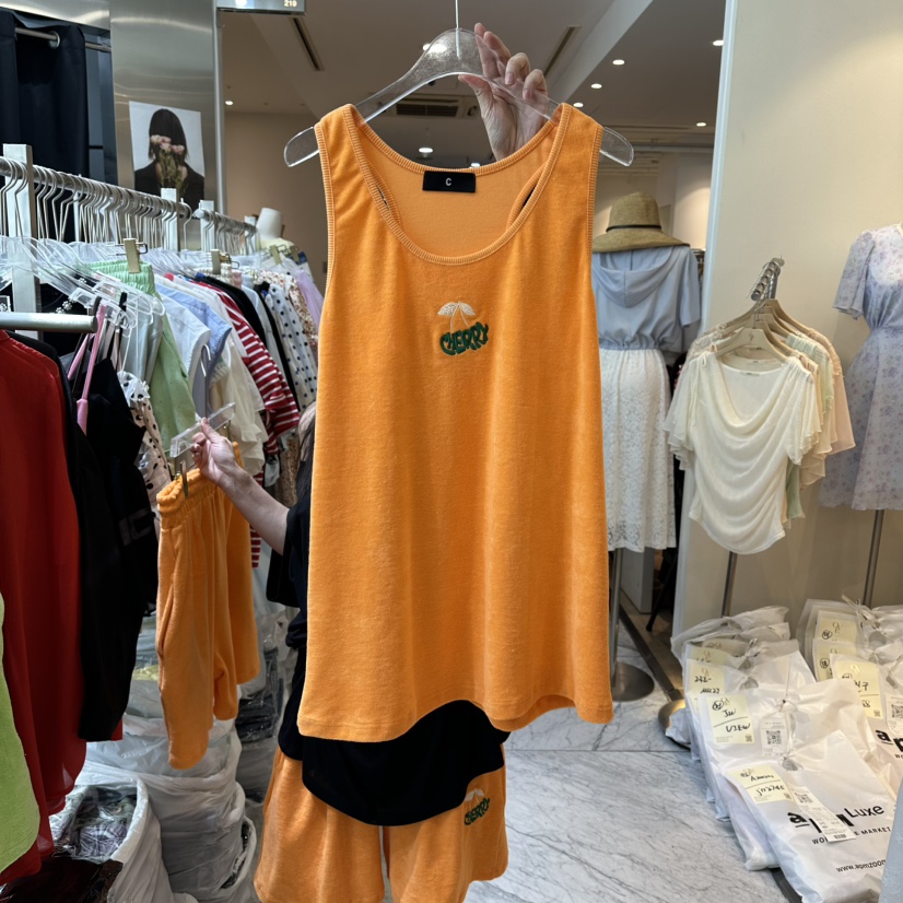 CHEAP-CHIC韓國代購女裝新品時尚26夏季人氣休閑吊帶背心CHEAP-CHIC/CHARLES THE SECOND吊帶/背心圖色2