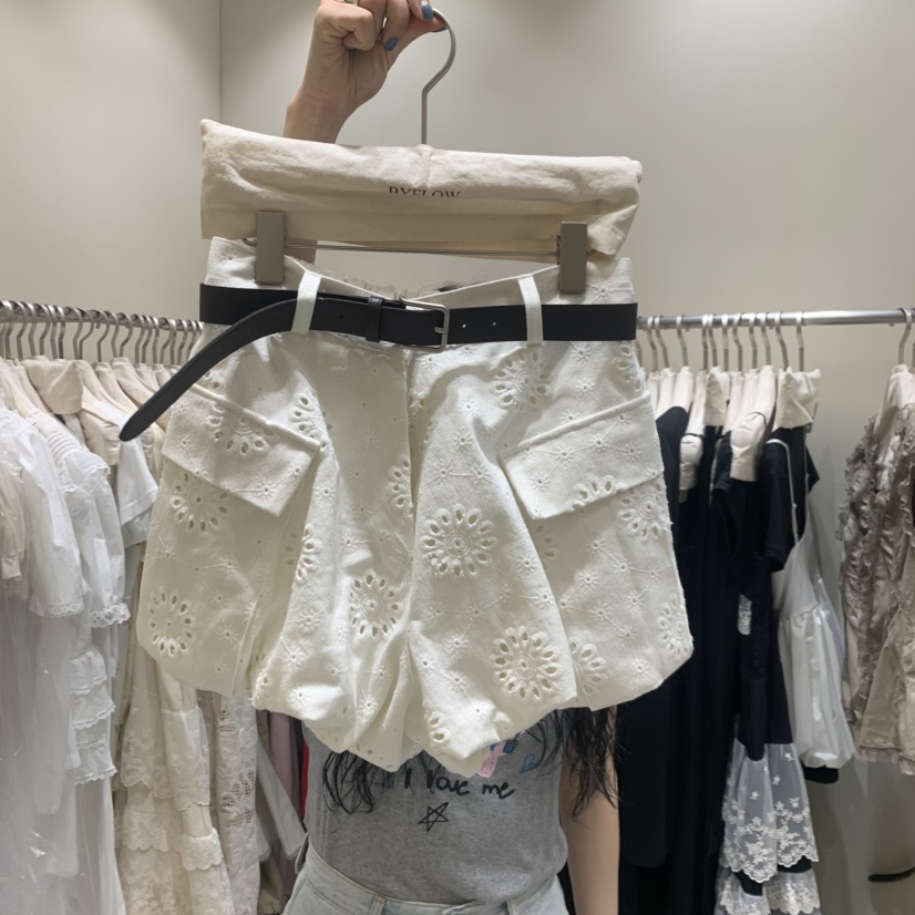 BY FLOW韓國東大門代購女士新品時尚推薦短褲包含腰帶工裝BY FLOW短褲圖色2