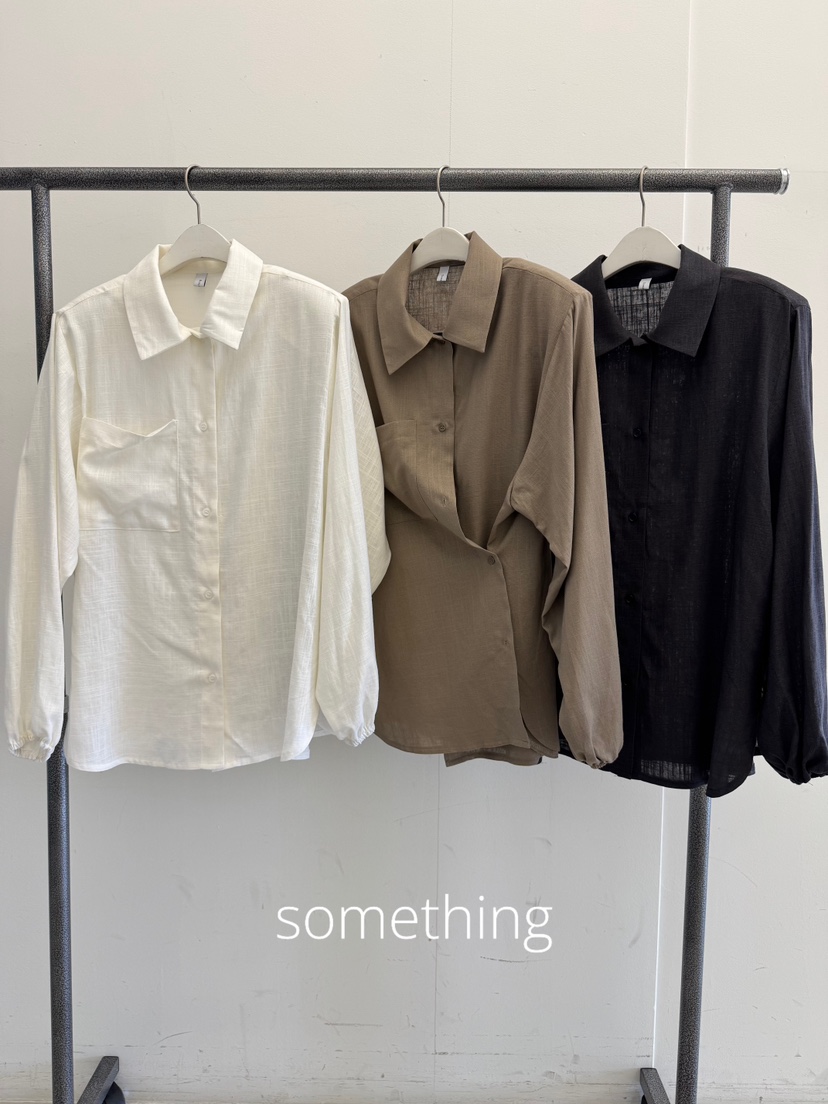 SOMETHING-L/FANCY東大門實拍韓國女士新款熱賣襯衫蕾絲衫SOMETHING-L/FANCY襯衫/蕾絲衫